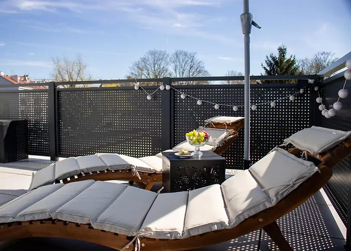 Apartamento Noblenest Penthouse - Dachterrasse - Offenes Bad *