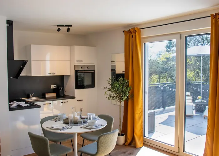 Apartamento Noblenest Penthouse - Dachterrasse - Offenes Bad *